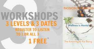 3 WORKSHOPS 3 LEVELS 3 DATES